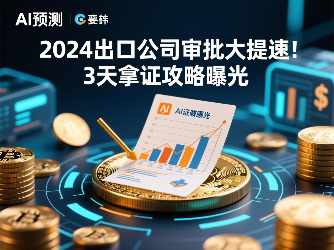 AI预测,2024出口公司审批大提速!3天拿证攻略曝光