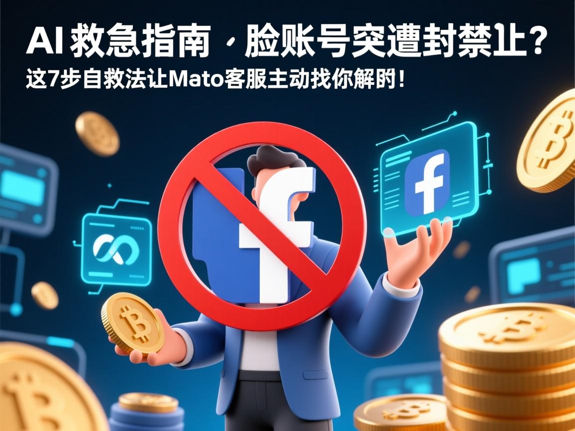 AI救急指南，脸书账号突遭封禁？这7步自救法让Meta客服主动找你解封！