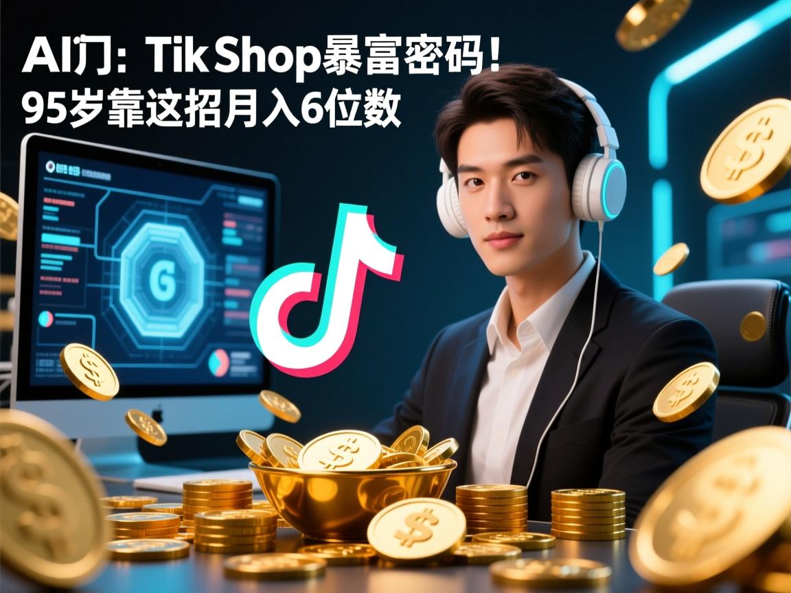 AI拆解TikTok Shop暴富密码!卖家登录入口藏玄机,95后靠这招月入6位数