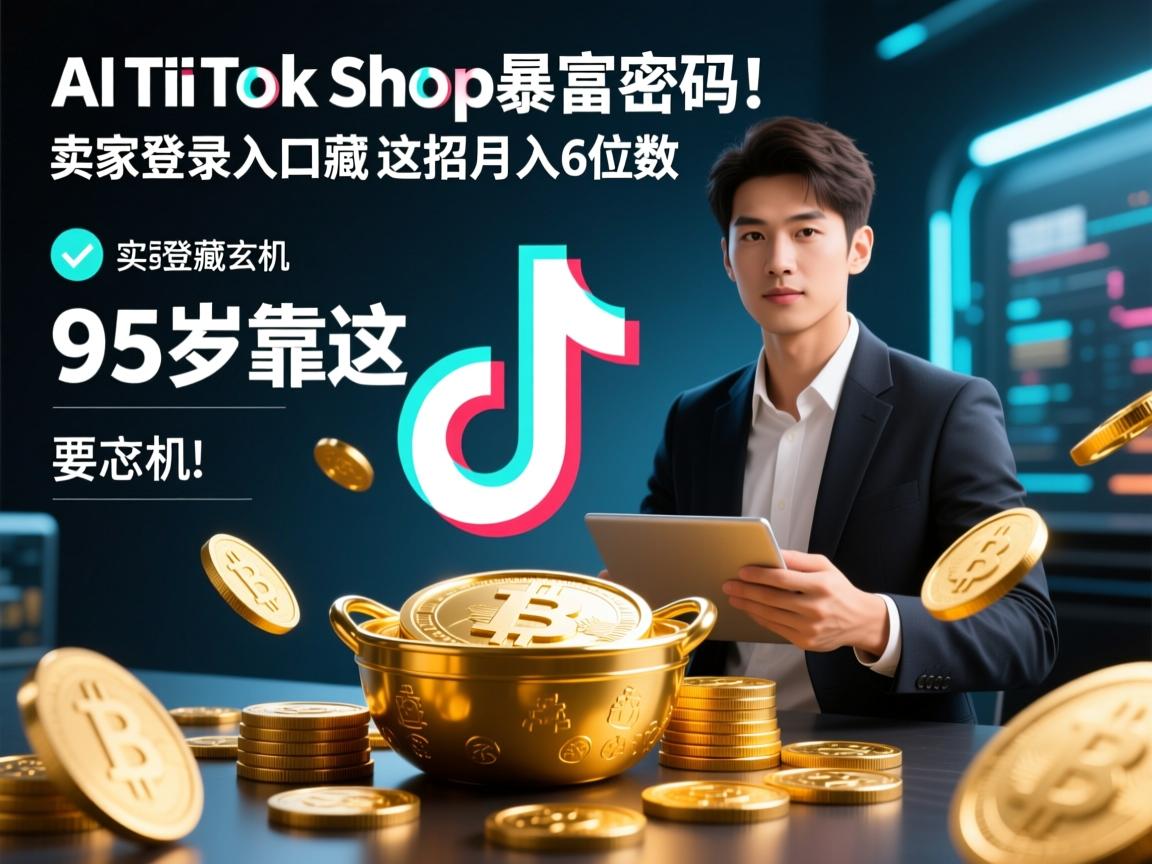 AI拆解TikTok Shop暴富密码!卖家登录入口藏玄机,95后靠这招月入6位数