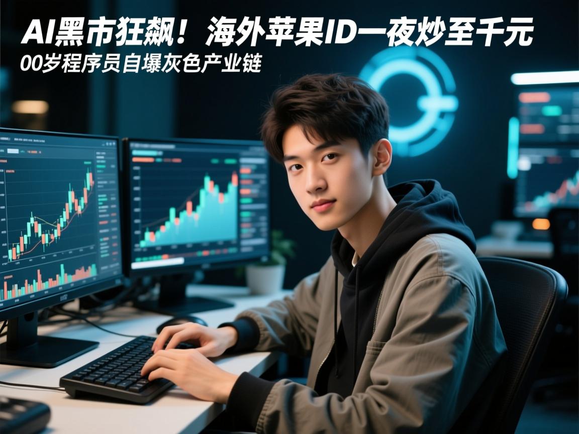 AI黑市狂飙!海外苹果ID一夜炒至千元,00后程序员自曝灰色产业链