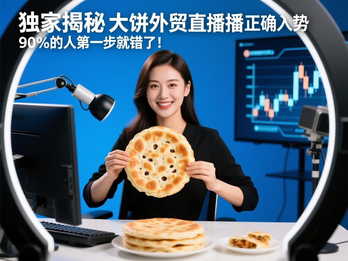 独家揭秘!大饼外贸直播间正确进入姿势,90%的人第一步就错了!