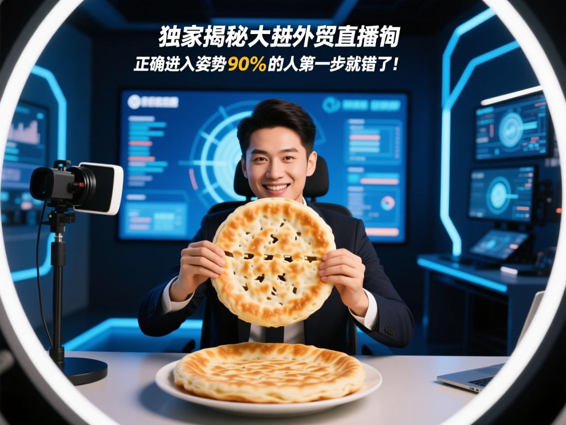 独家揭秘!大饼外贸直播间正确进入姿势,90%的人第一步就错了!
