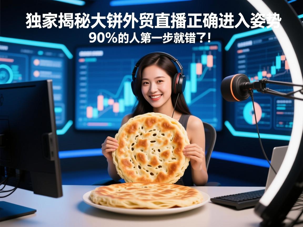 独家揭秘!大饼外贸直播间正确进入姿势,90%的人第一步就错了!
