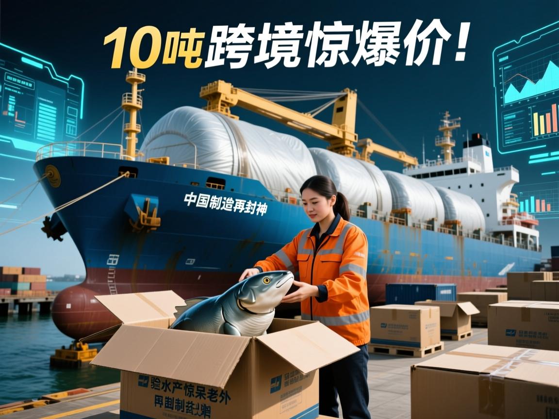 10吨水产跨境惊爆价！拆箱验货惊呆老外，中国制造再封神