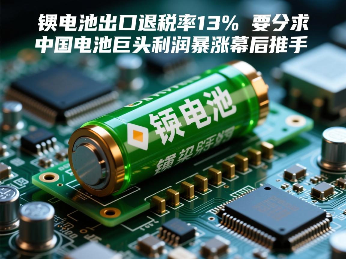 锂电池出口退税率,13%中国电池巨头利润暴涨的幕后推手