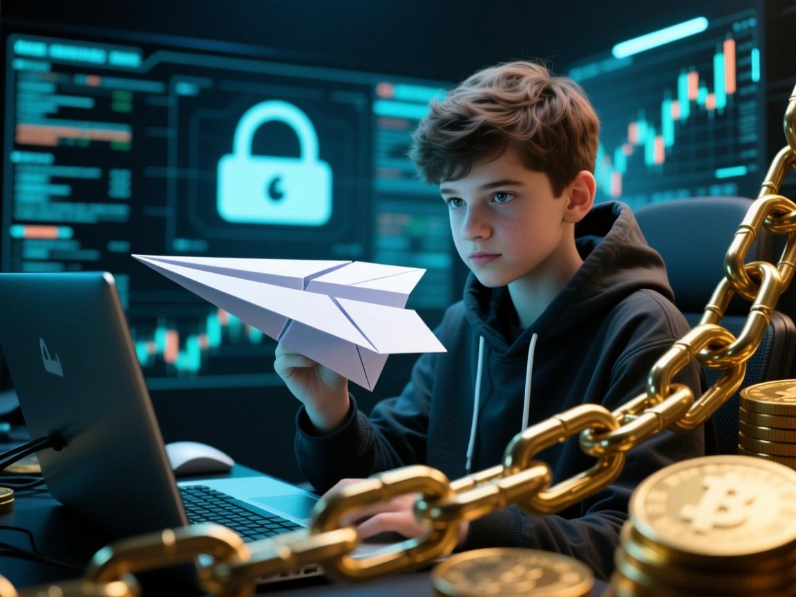 纸飞机加密风暴!00后黑客自曝幽灵登录术,竟牵扯出暗网交易链?