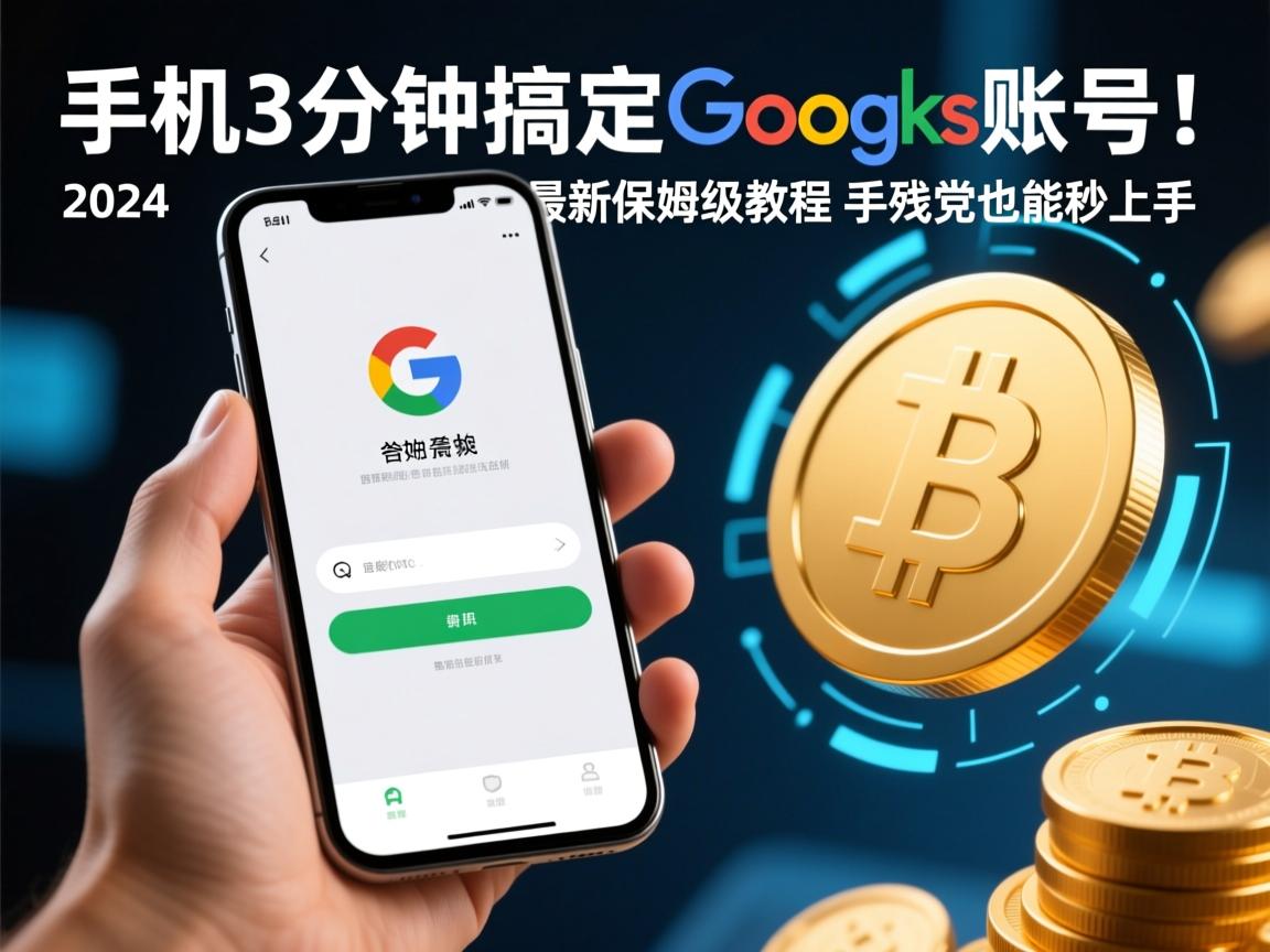 手机3分钟搞定谷歌账号!2024最新保姆级教程,手残党也能秒上手