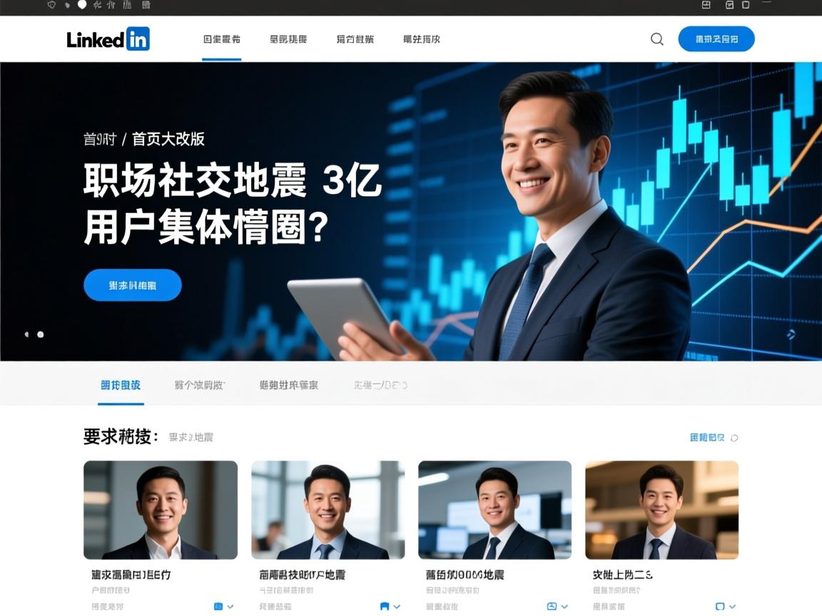 LinkedIn首页大改版!职场社交地震,3亿用户集体懵圈?