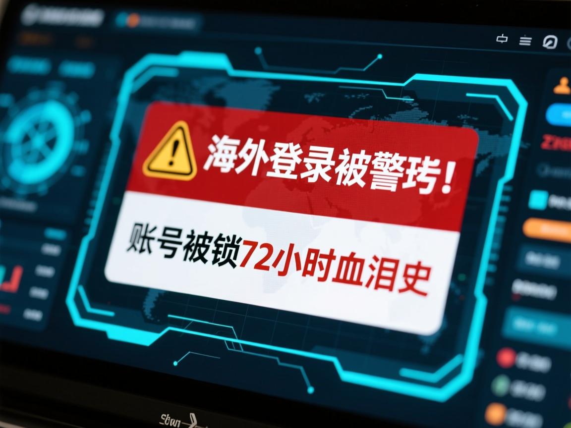 海外登录警告!账号被锁72小时血泪史
