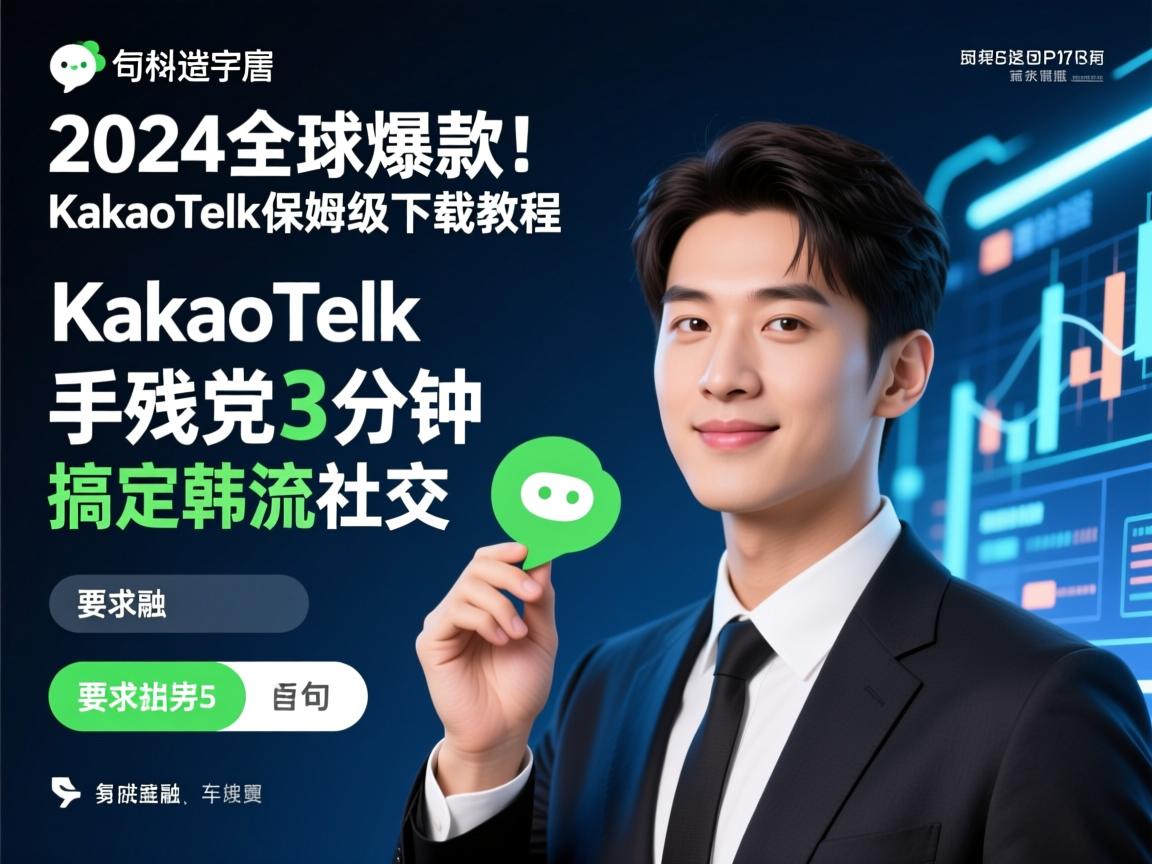 2024全球爆款！KakaoTalk保姆级下载教程，手残党3分钟搞定韩流社交