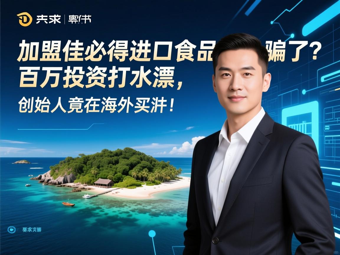 加盟佳必得进口食品被骗了？百万投资打水漂，创始人竟在海外买岛！