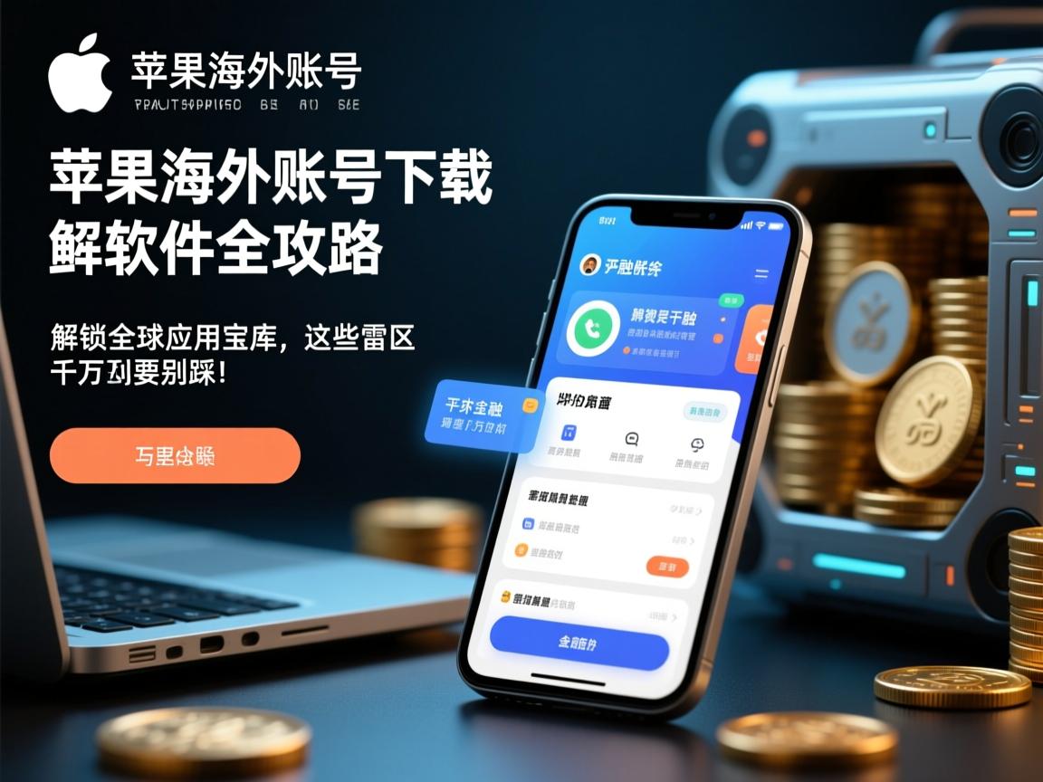 苹果海外账号下载软件全攻略,解锁全球应用宝库,这些雷区千万别踩!