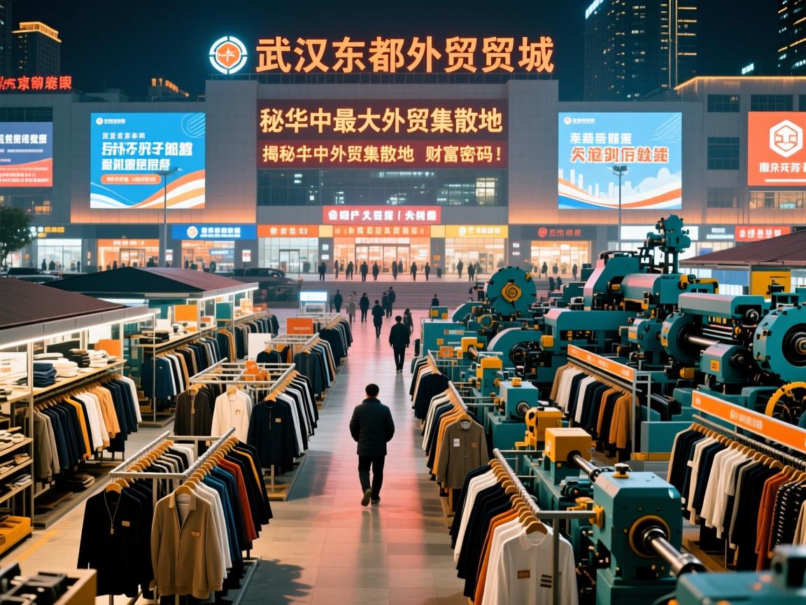武汉徐东外贸城探秘,从服装到机械,揭秘华中最大外贸集散地的财富密码!