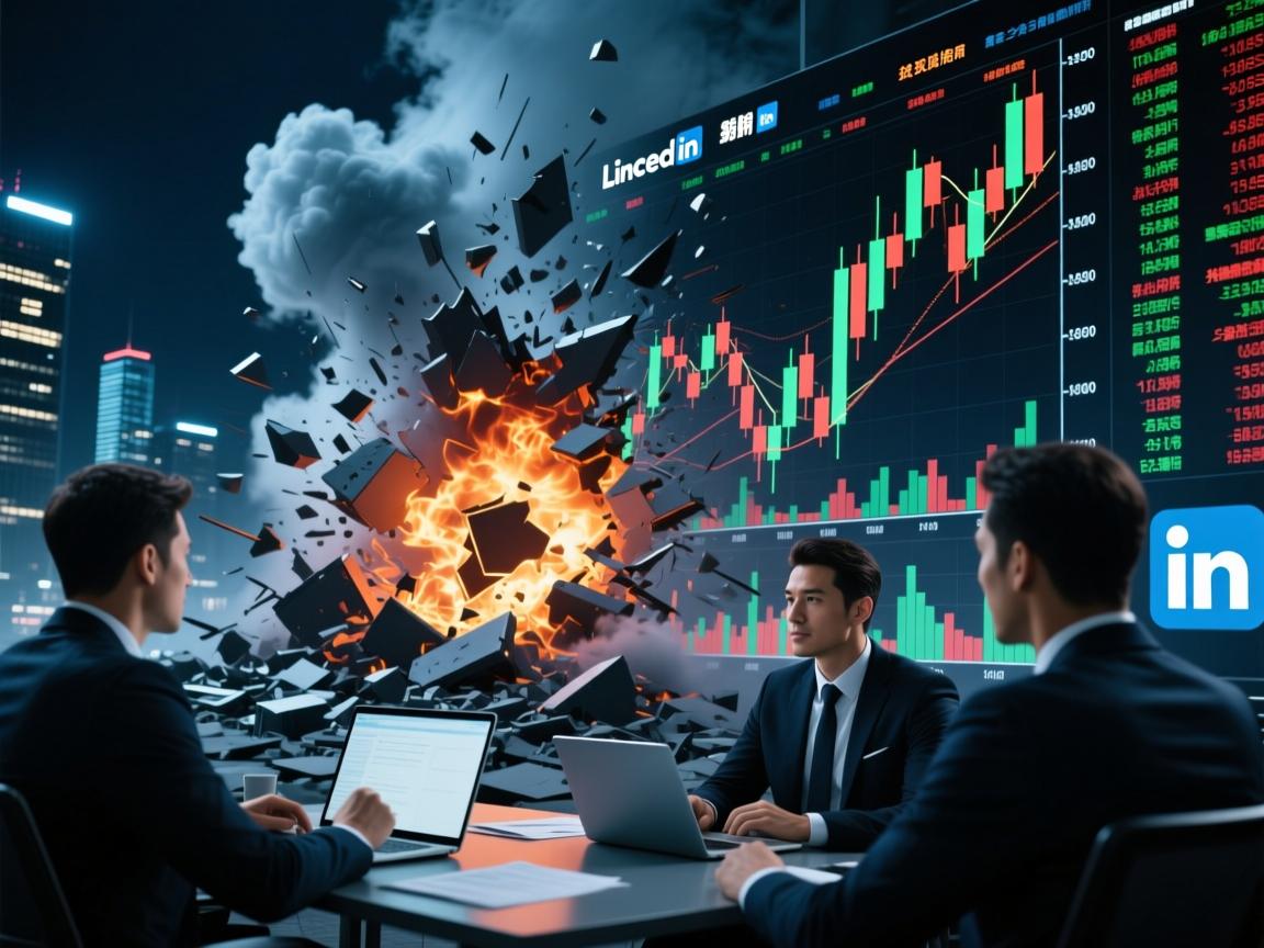 职场社交帝国崩盘夜!LinkedIn股价雪崩背后,藏着三个致命陷阱