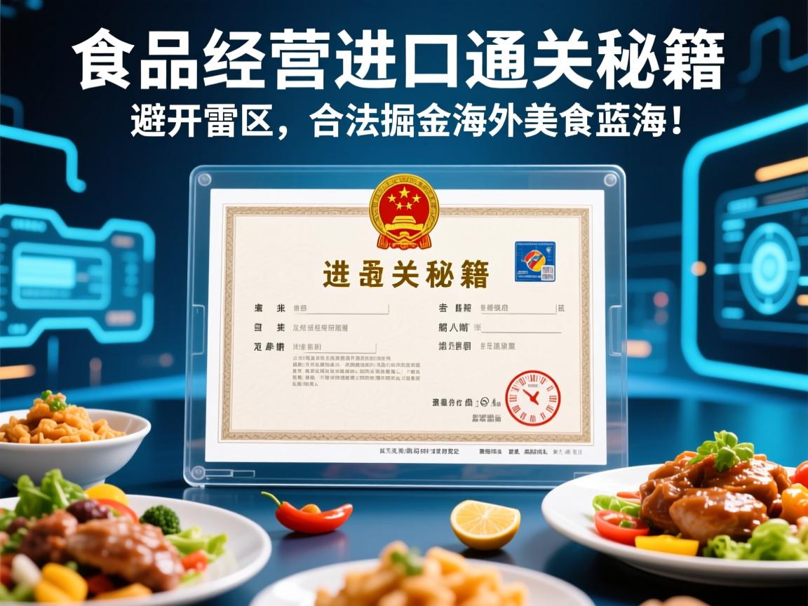 食品经营许可证进口通关秘籍，避开雷区，合法掘金海外美食蓝海！