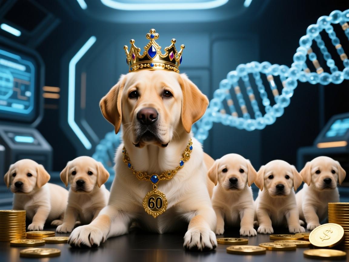 拉布拉多变种60,天价犬王诞生记,30万幼崽背后的基因狂想曲