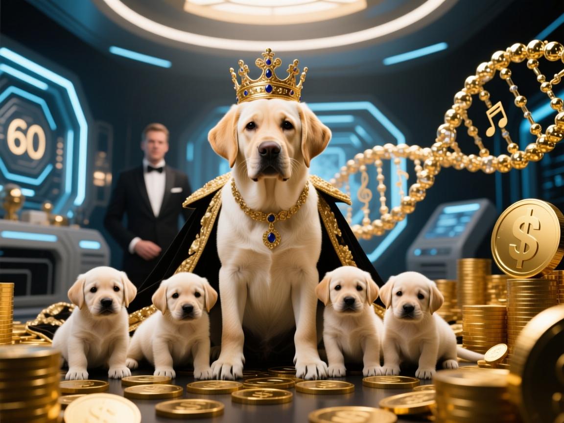 拉布拉多变种60,天价犬王诞生记,30万幼崽背后的基因狂想曲