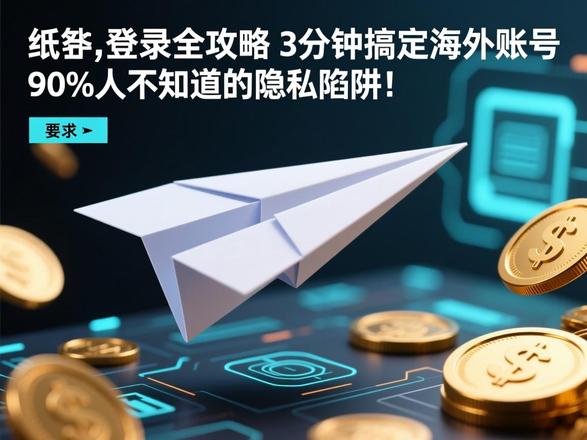 纸飞机登录全攻略,3分钟搞定海外账号,90%人不知道的隐私陷阱!