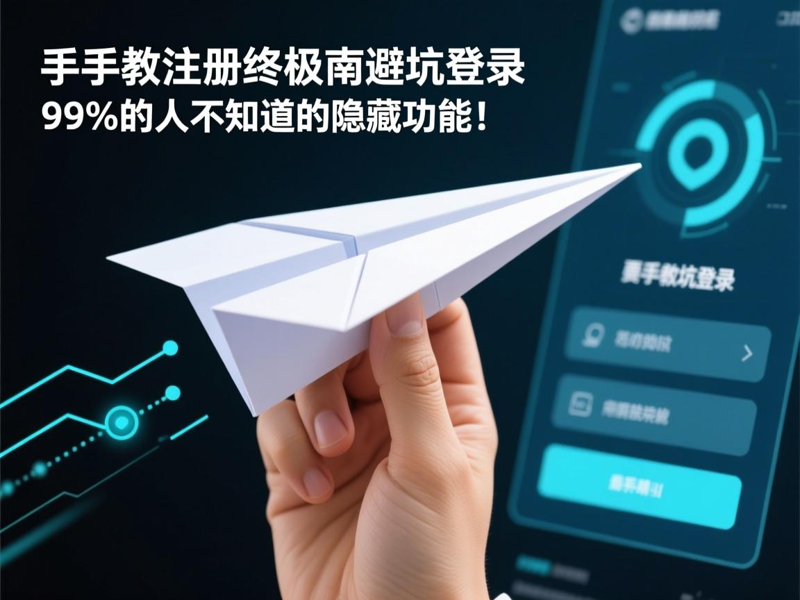 纸飞机注册终极指南，手把手教你避坑登录，99%的人不知道的隐藏功能！