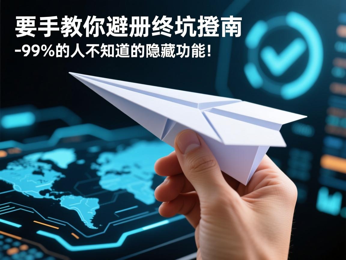 纸飞机注册终极指南,手把手教你避坑登录,99%的人不知道的隐藏功能!