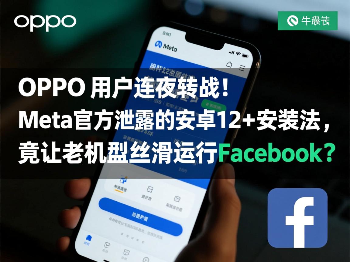 OPPO用户连夜转战!Meta官方泄露的安卓12+安装法,竟让老机型丝滑运行Facebook?