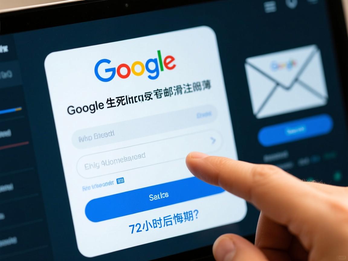 谷歌账号生死簿,手滑注册的邮箱竟有72小时后悔期?