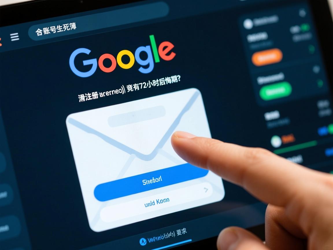 谷歌账号生死簿,手滑注册的邮箱竟有72小时后悔期?