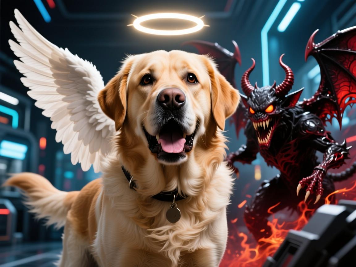 拉布拉多犬变种63惊现!新版天使恶魔引爆全球犬圈争议