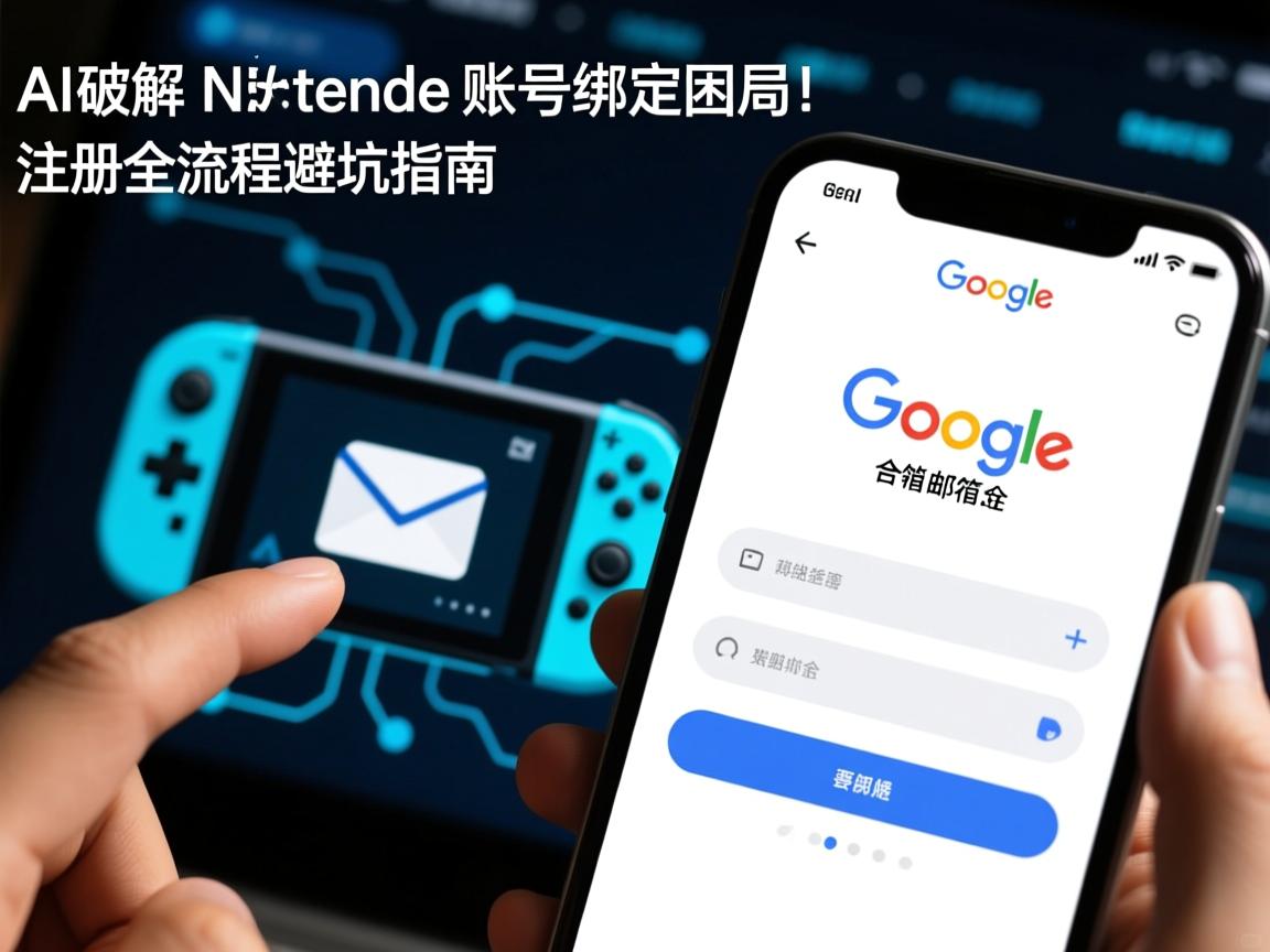 AI破解任天堂账号绑定困局！谷歌邮箱注册全流程避坑指南