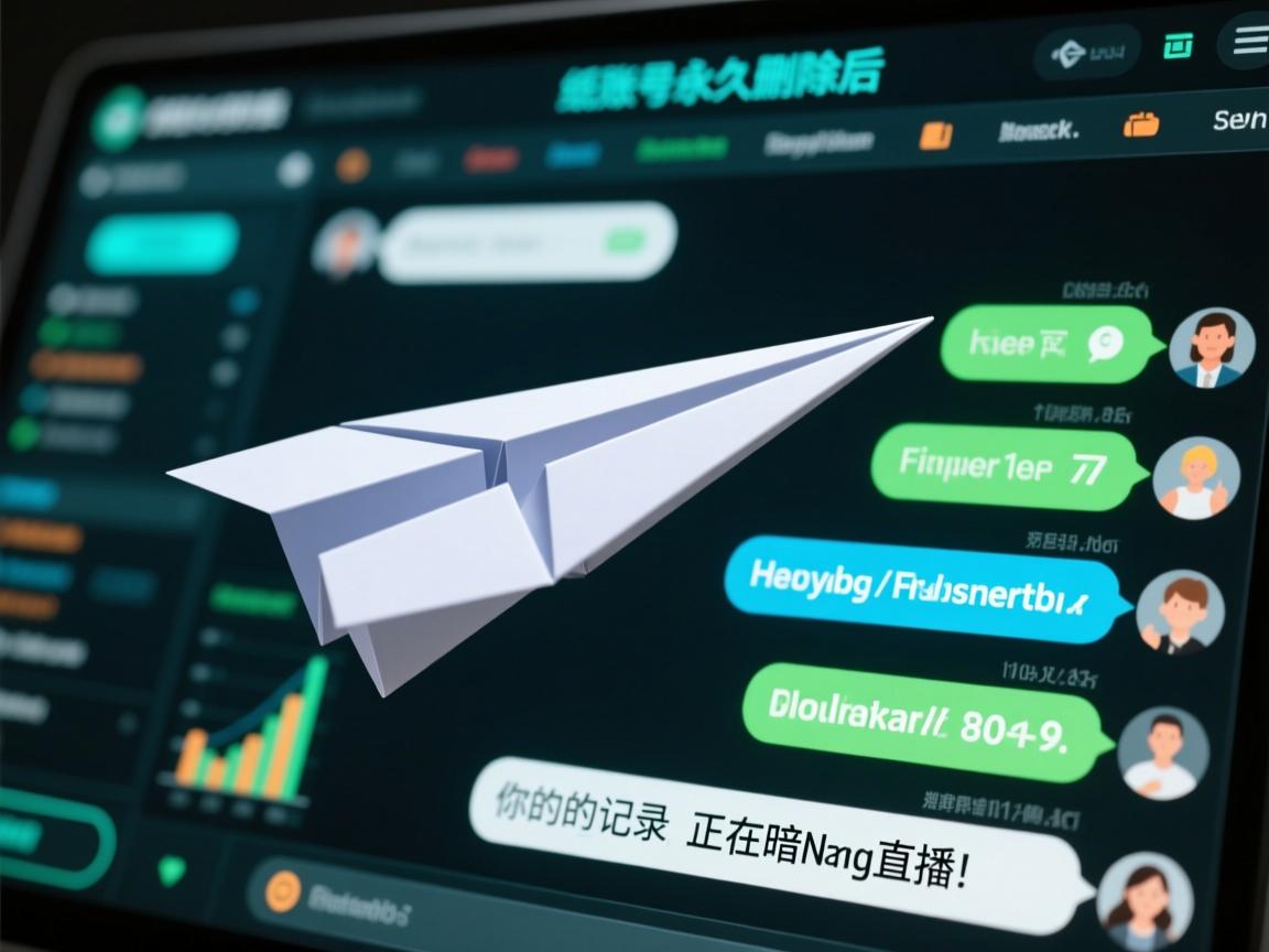 纸飞机账号永久删除后，你的聊天记录正在暗网直播！