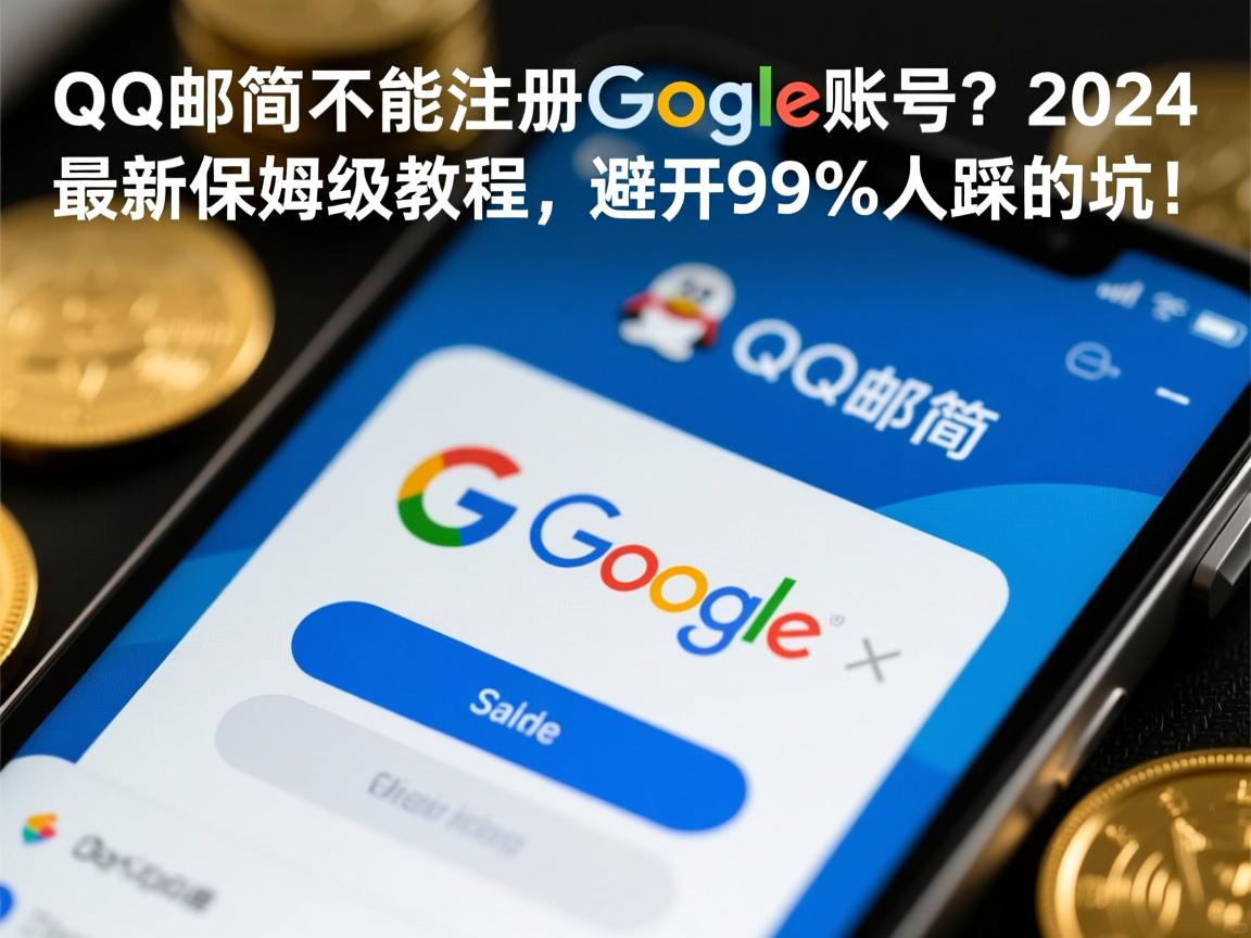 QQ邮箱竟能注册谷歌账号?2024最新保姆级教程,避开99%人踩的坑!
