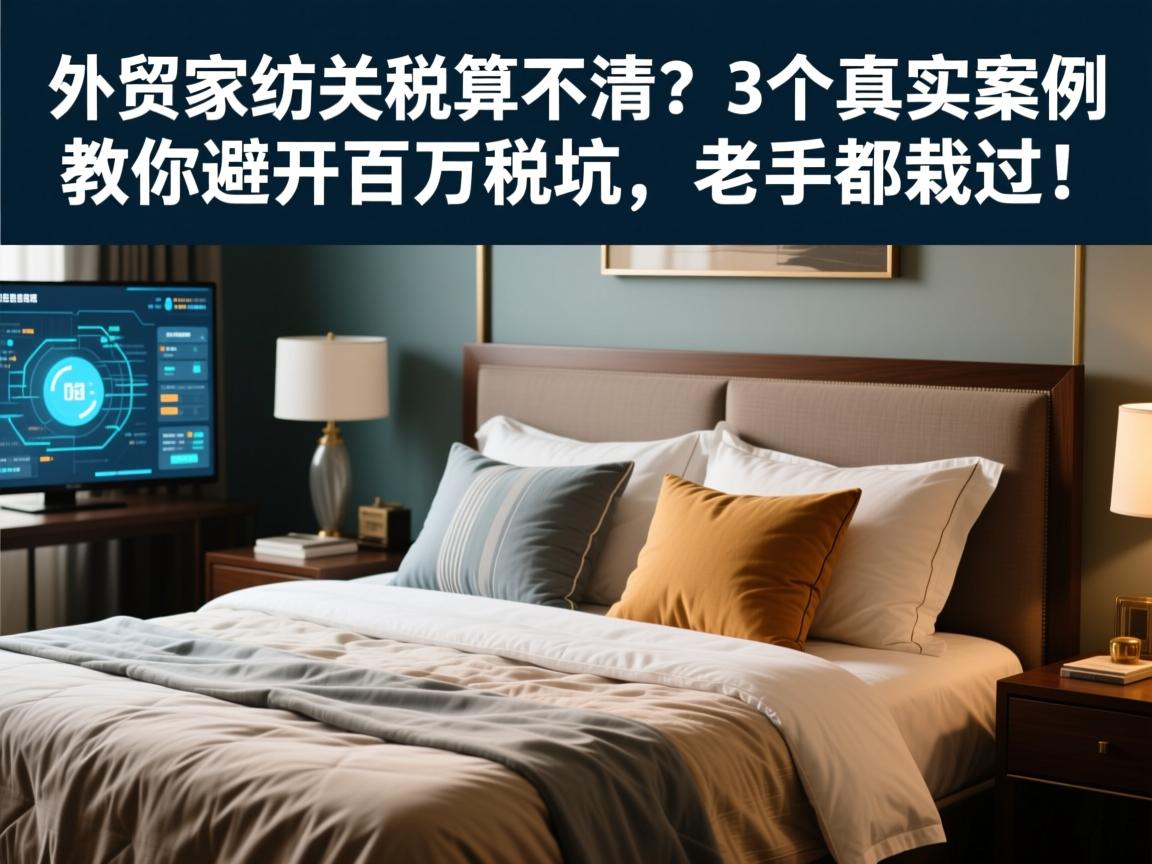 外贸家纺关税算不清?3个真实案例教你避开百万税坑,老手都栽过!