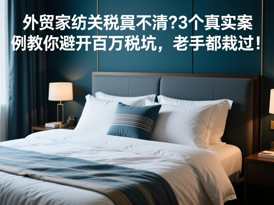外贸家纺关税算不清?3个真实案例教你避开百万税坑,老手都栽过!