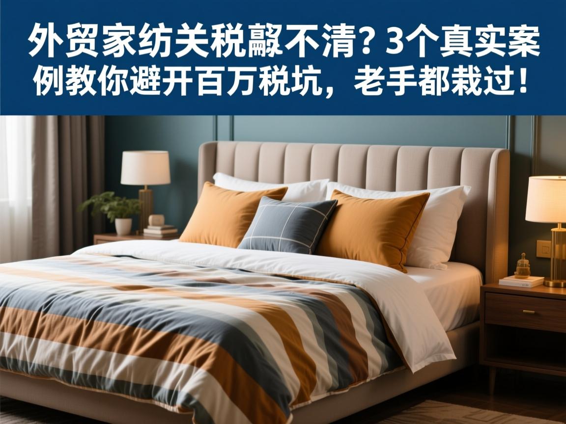 外贸家纺关税算不清?3个真实案例教你避开百万税坑,老手都栽过!