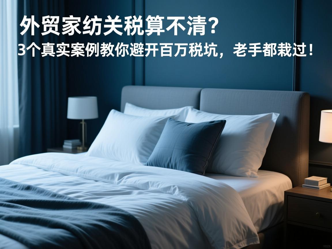 外贸家纺关税算不清?3个真实案例教你避开百万税坑,老手都栽过!