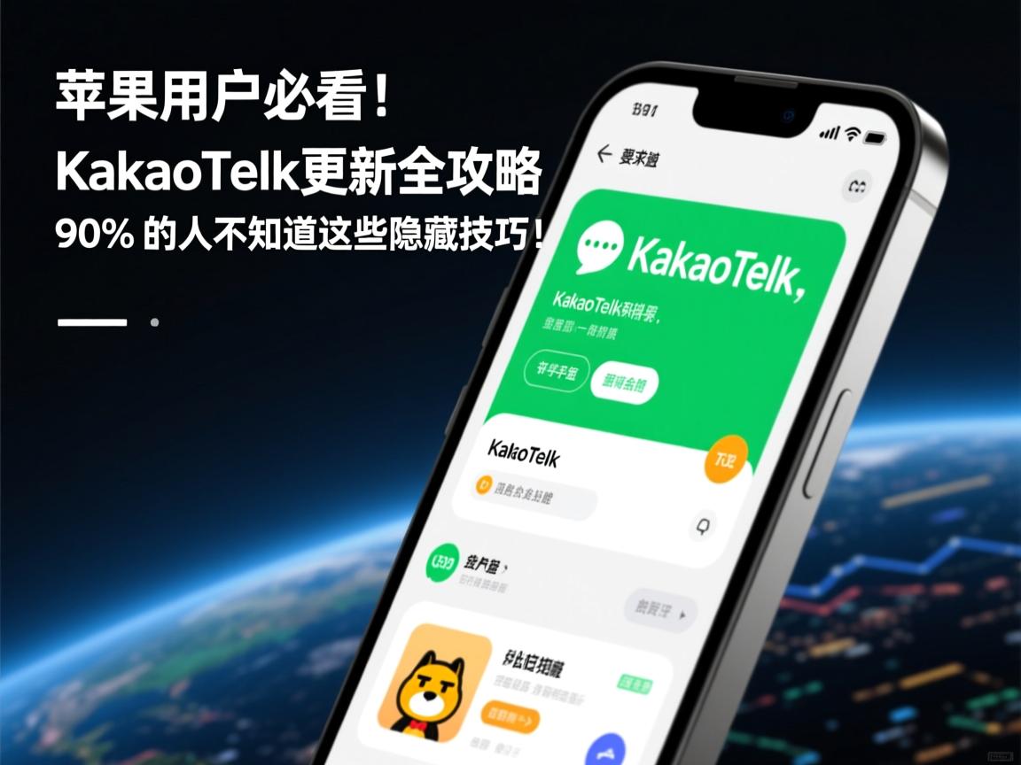苹果用户必看!KakaoTalk更新全攻略,90%的人不知道这些隐藏技巧!