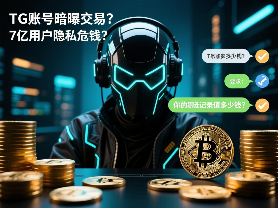 TG账号暗网交易曝光!7亿用户隐私危局,你的聊天记录值多少钱?