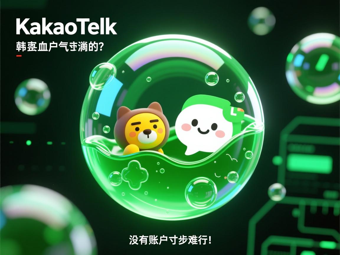 KakaoTalk，韩国人血液里流淌的绿色气泡？没有账户寸步难行！