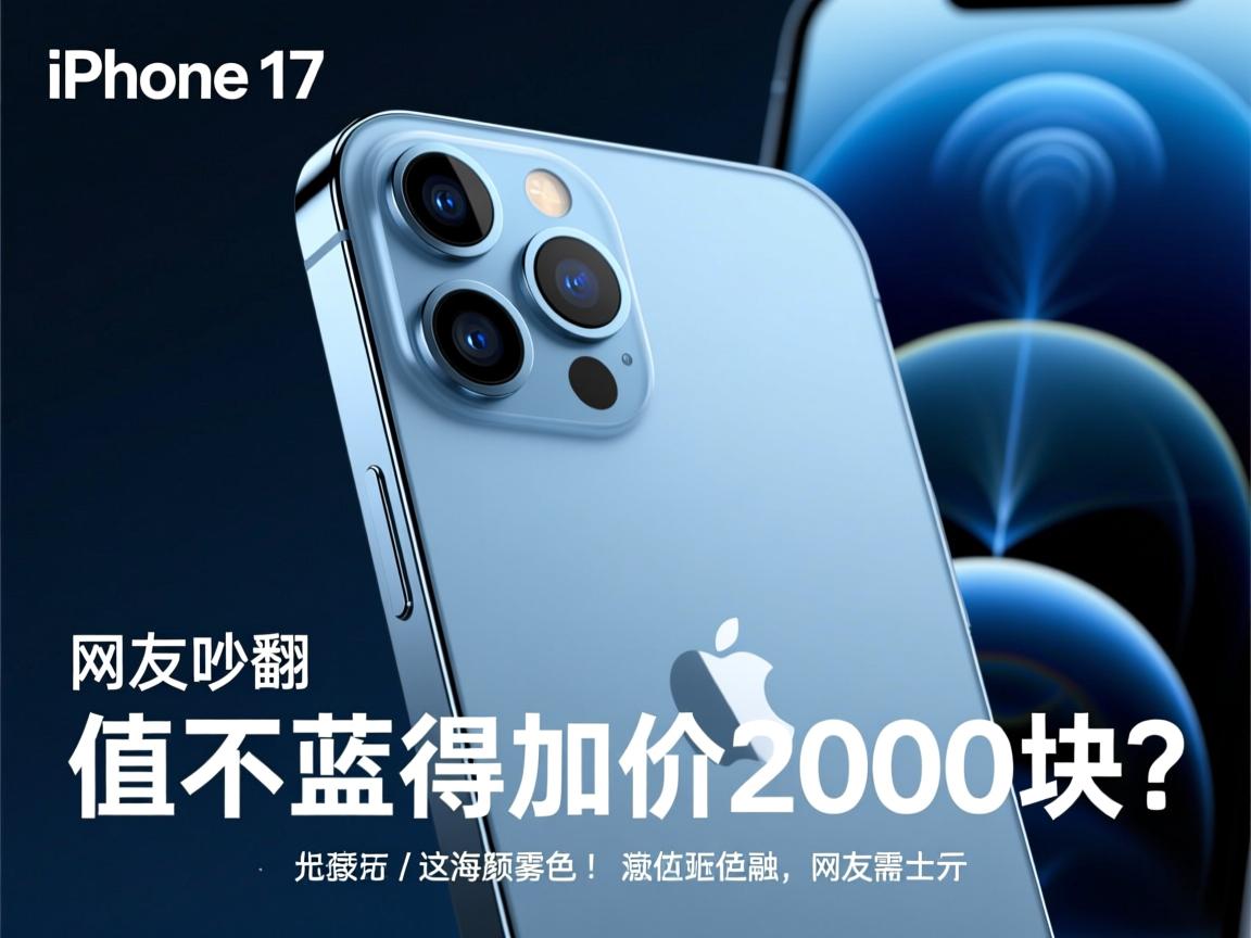 iPhone 17 海外版颜色曝光!网友吵翻,这海雾蓝值不值得加价2000块?