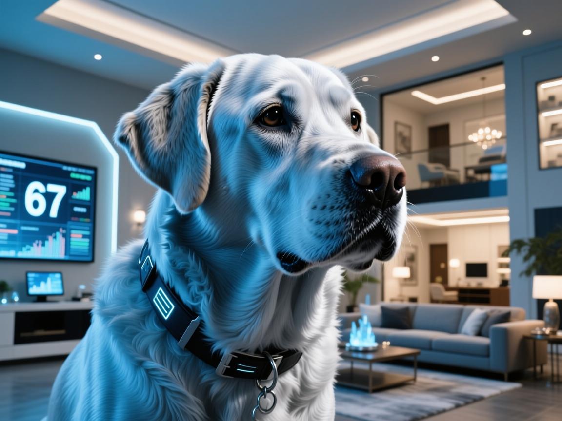 拉布拉多变种67,这只银蓝巨兽为何价值一套房?网友炸锅了!