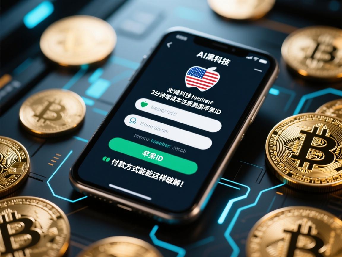 AI黑科技,3分钟零成本注册美国苹果ID,付款方式竟能这样破解!