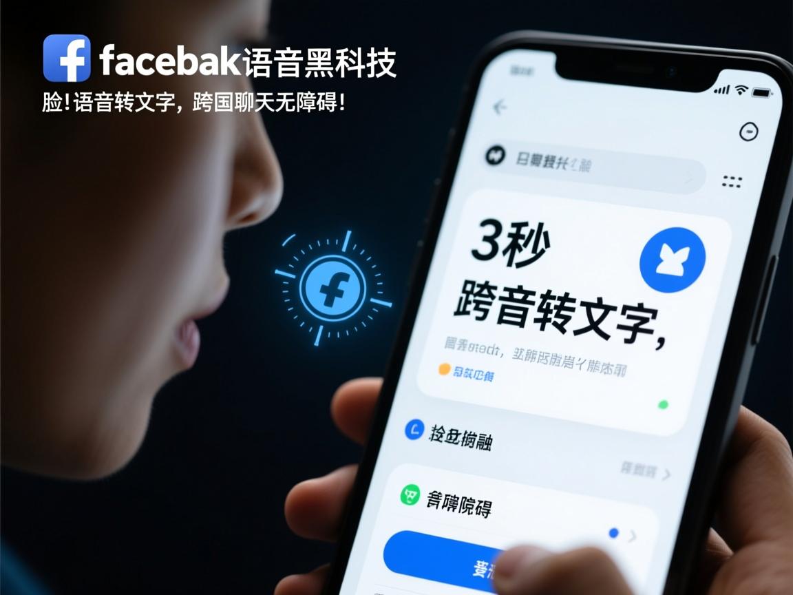 揭秘！脸书语音黑科技，3秒语音转文字，跨国聊天无障碍！
