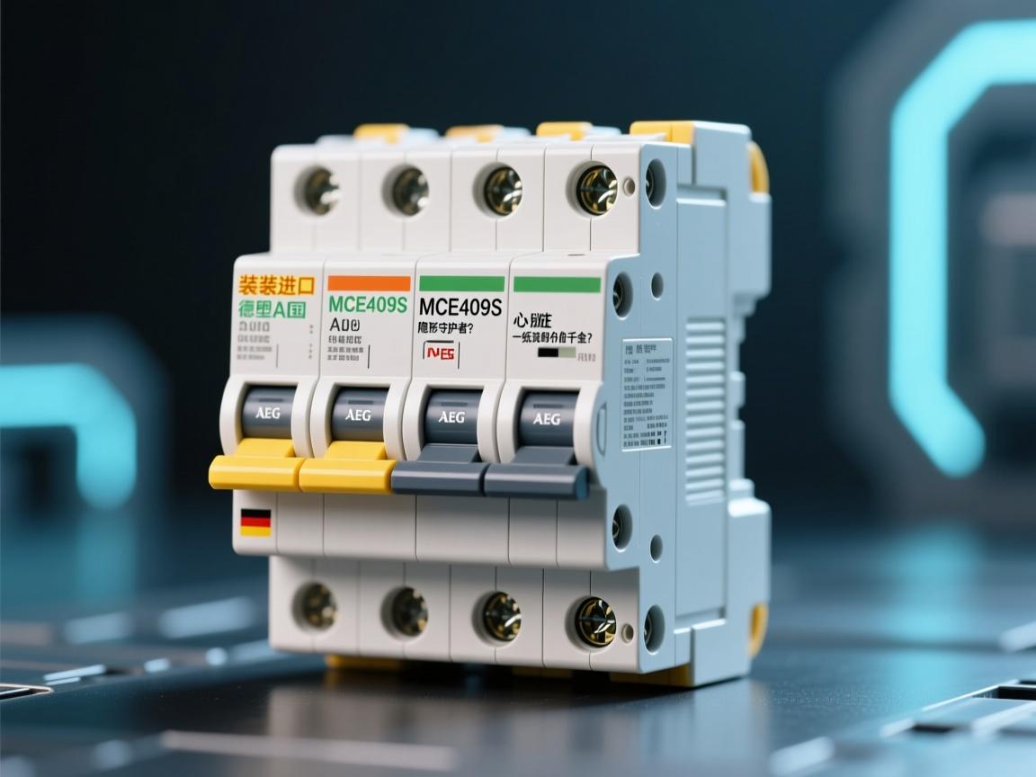 原装进口德国AEG塑壳断路器MCE409S,工业心脏的隐形守护者,为何一纸说明书价值千金?