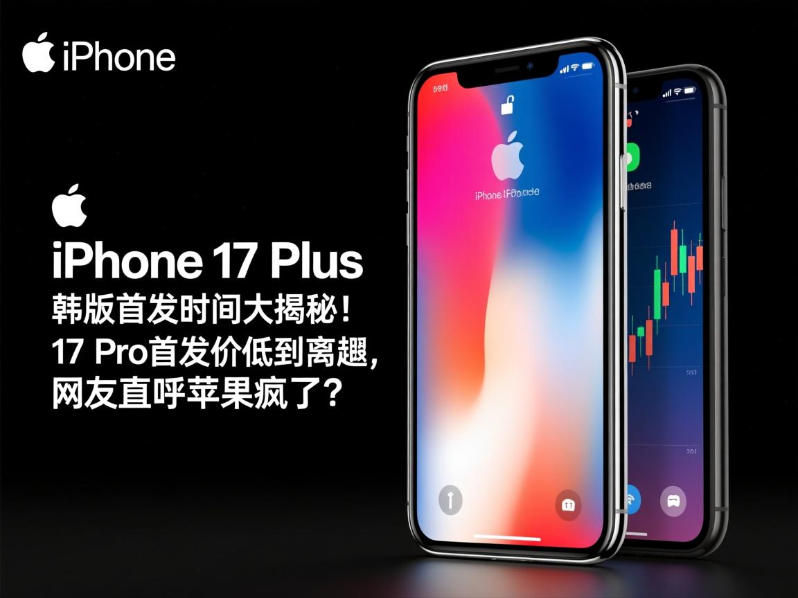 iPhone 17 Plus韩版首发时间大揭秘!17 Pro首发价低到离谱,网友直呼苹果疯了?