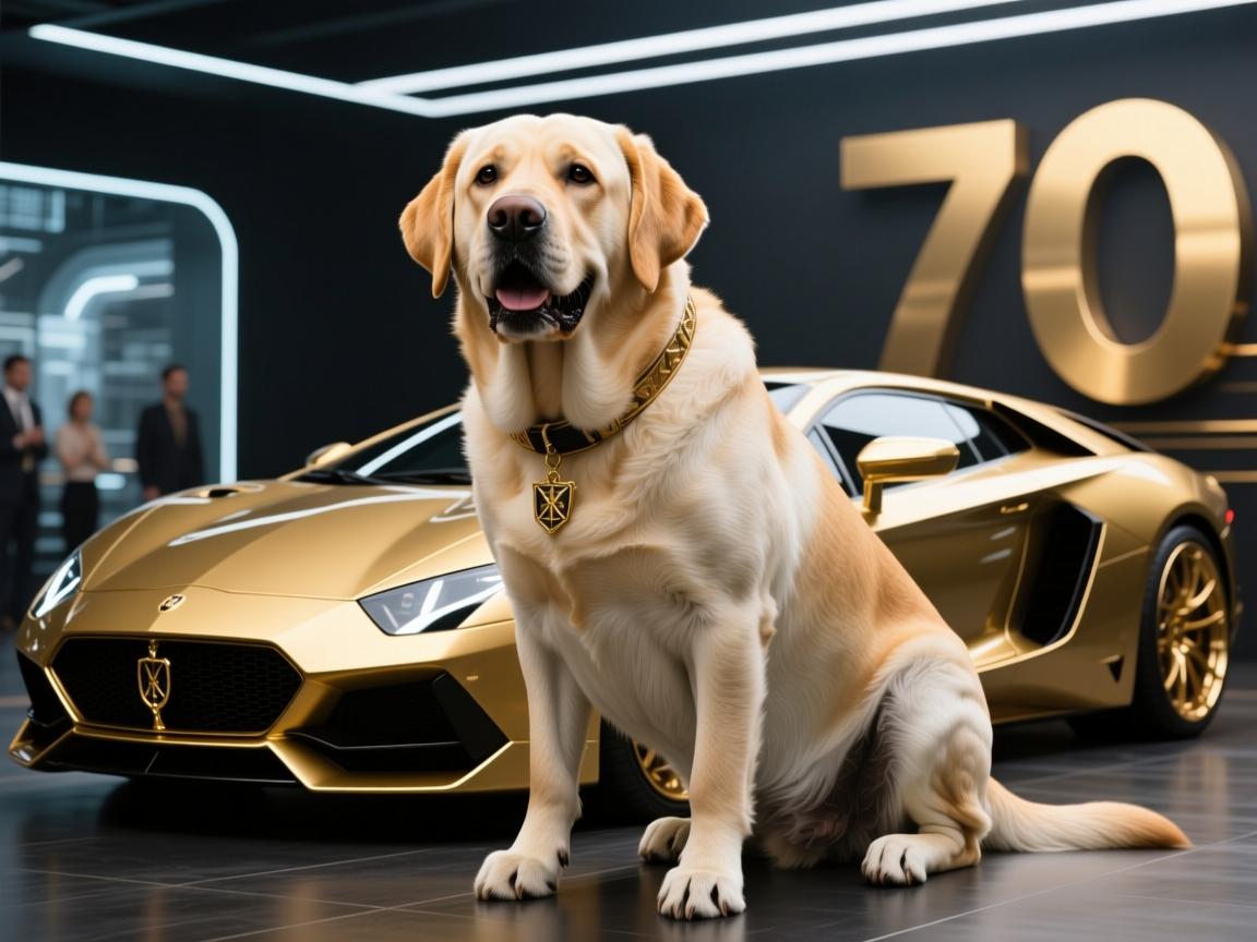 天价犬王诞生!拉布拉多变种70揭秘,70斤巨犬身价堪比豪车