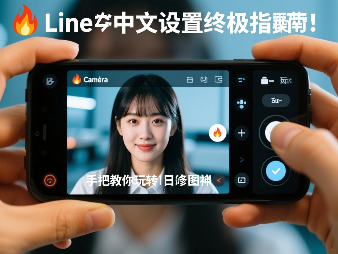 🔥Line Camera中文设置终极指南!手把手教你玩转日系修图神器