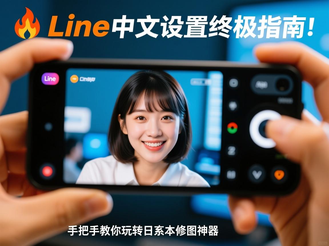 🔥Line Camera中文设置终极指南!手把手教你玩转日系修图神器