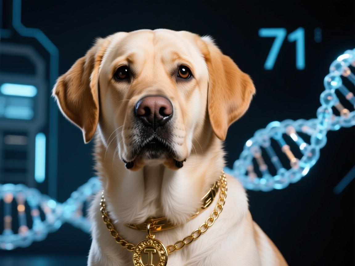 天价萌宠来袭!拉布拉多变种71揭秘,七位数身价背后的基因奇迹