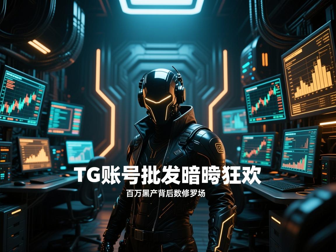 TG账号批发暗网狂欢,百万黑产背后的数据修罗场